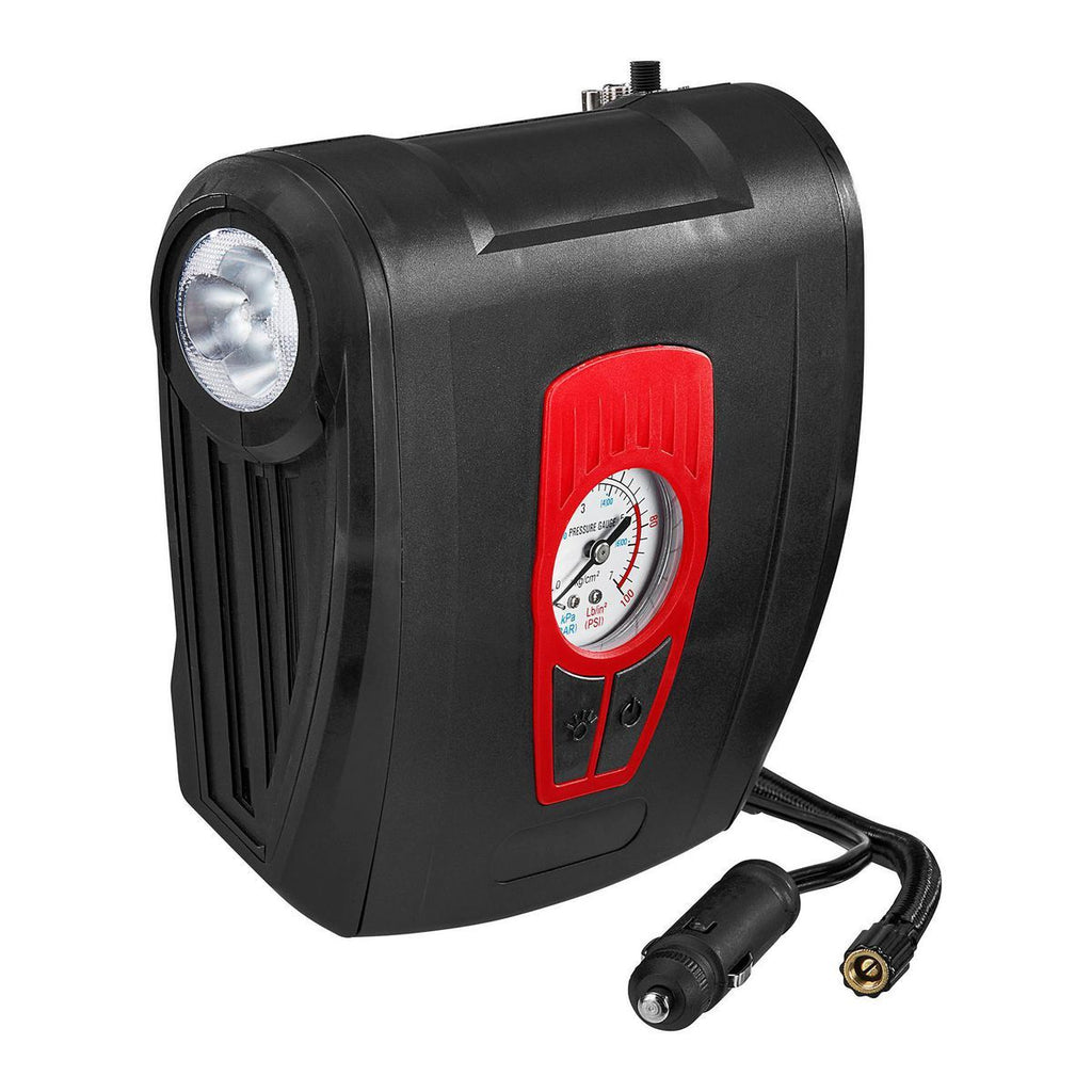 12V Portable Tire Inflator with LED Light V453083