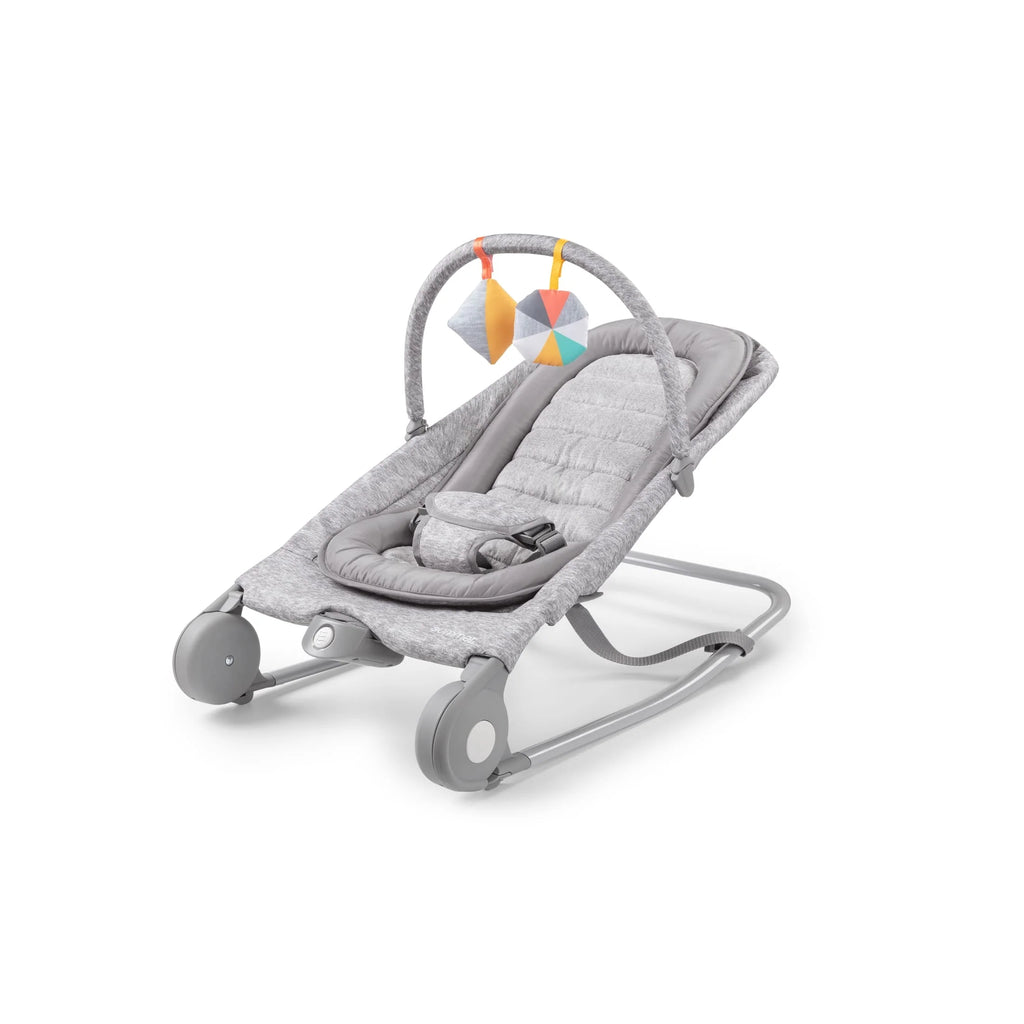 2-in-1 Baby Bouncer & Rocker, Light Gray Tweed U967