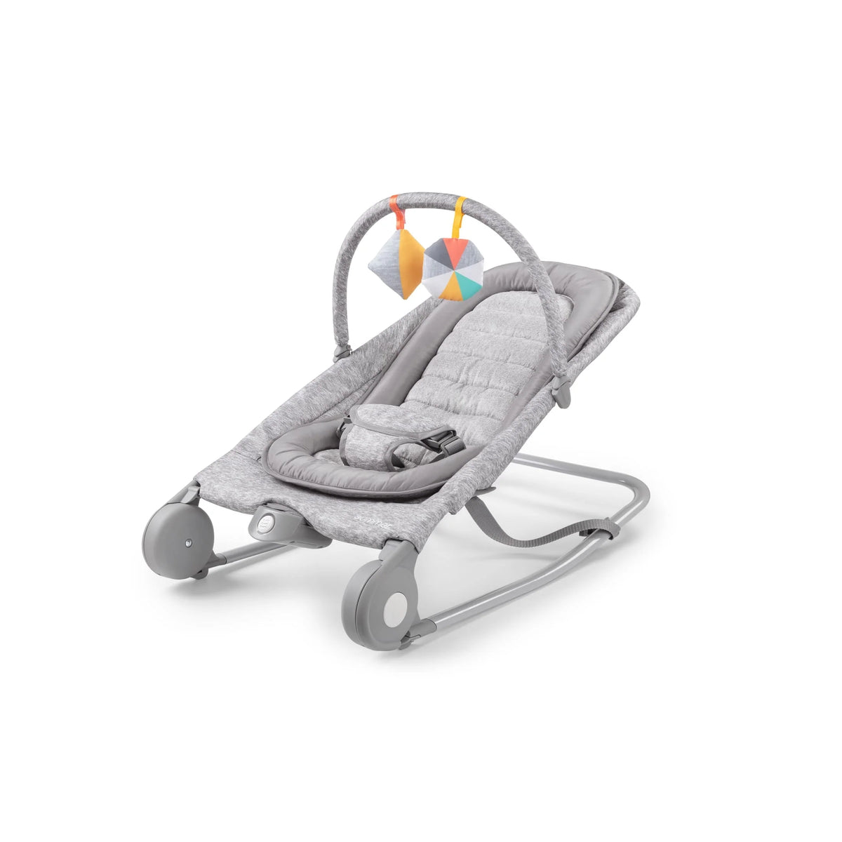 2-in-1 Baby Bouncer & Rocker, Light Gray Tweed U967