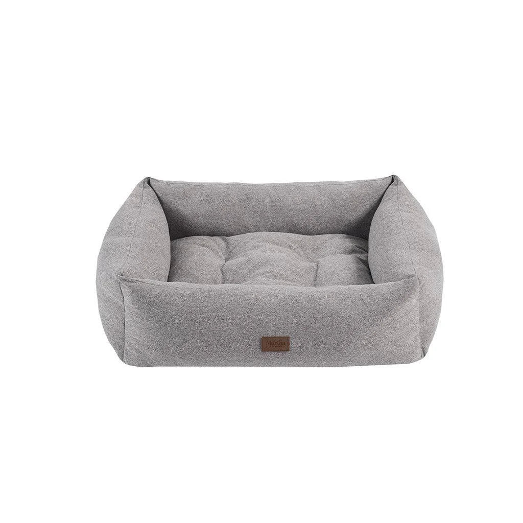 Brown 4-Sided Bolster with Ortho Base and Removable Cover V6406