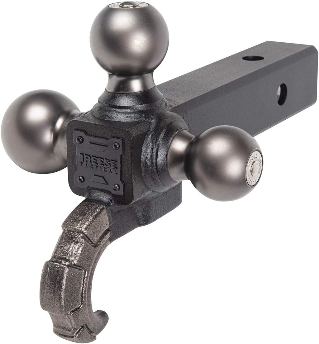 Pewter Tow Hook Ball Mount Q129