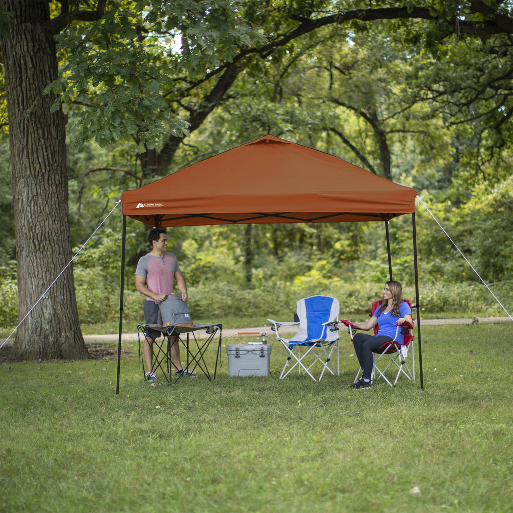 10 ft x 10 ft White Instant Canopy A4818