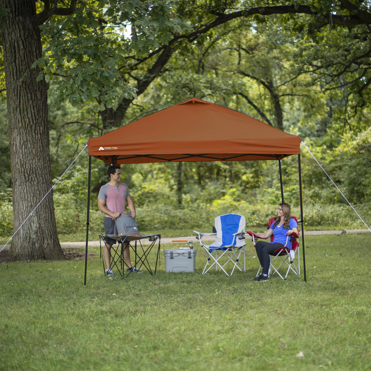 10 ft x 10 ft White Instant Canopy A4818