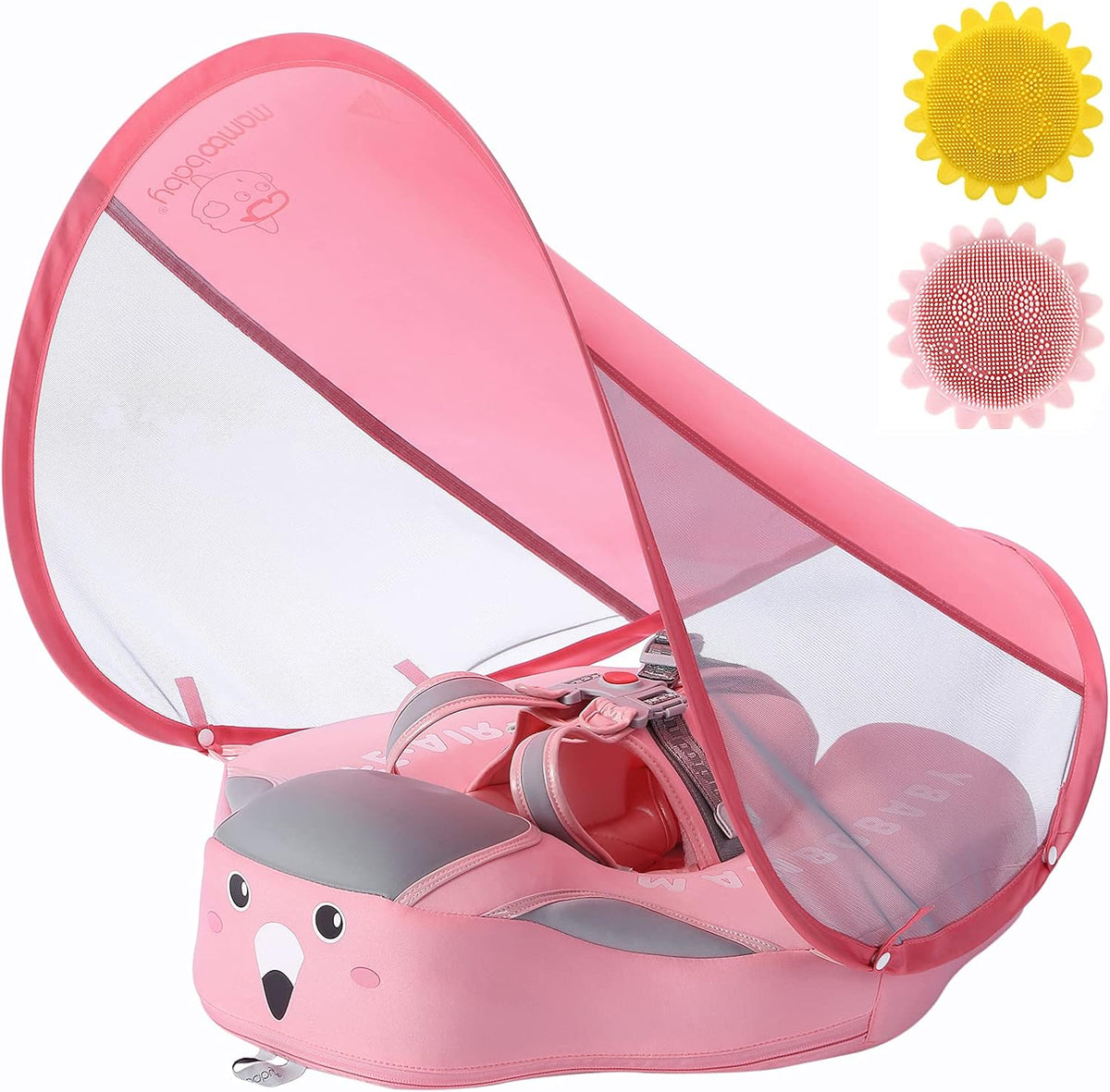 Baby Pool Float with Canopy UPF 50+ Non Inflatable V815187