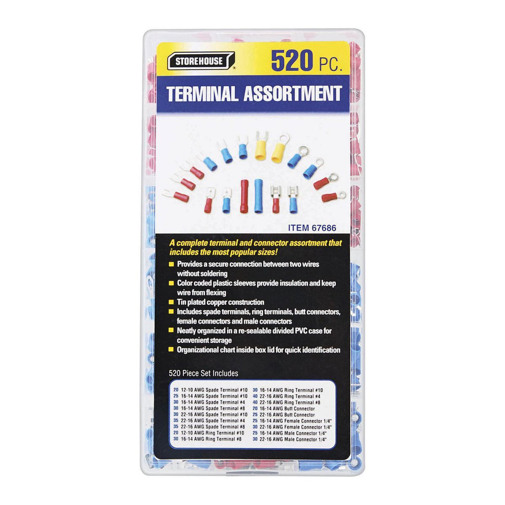 520 Piece Terminal Set D50415