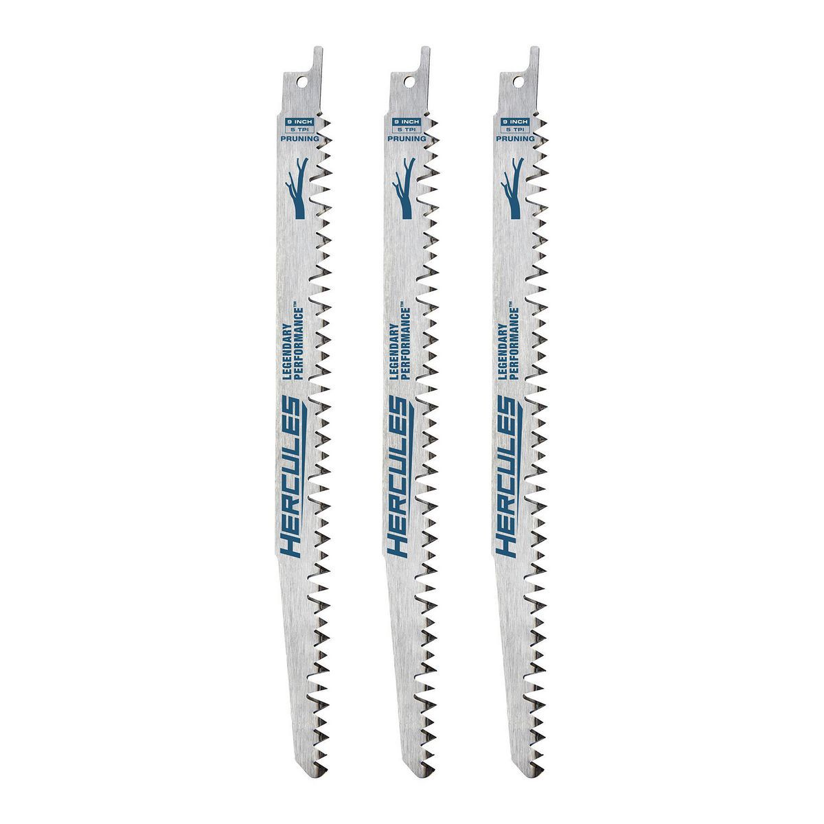 9 in. 5 TPI Reciprocating Saw Pruning Blades 3-Pack B897