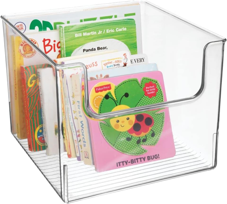 Clear Plastic Storage Organizer Bin 8 Pack D289