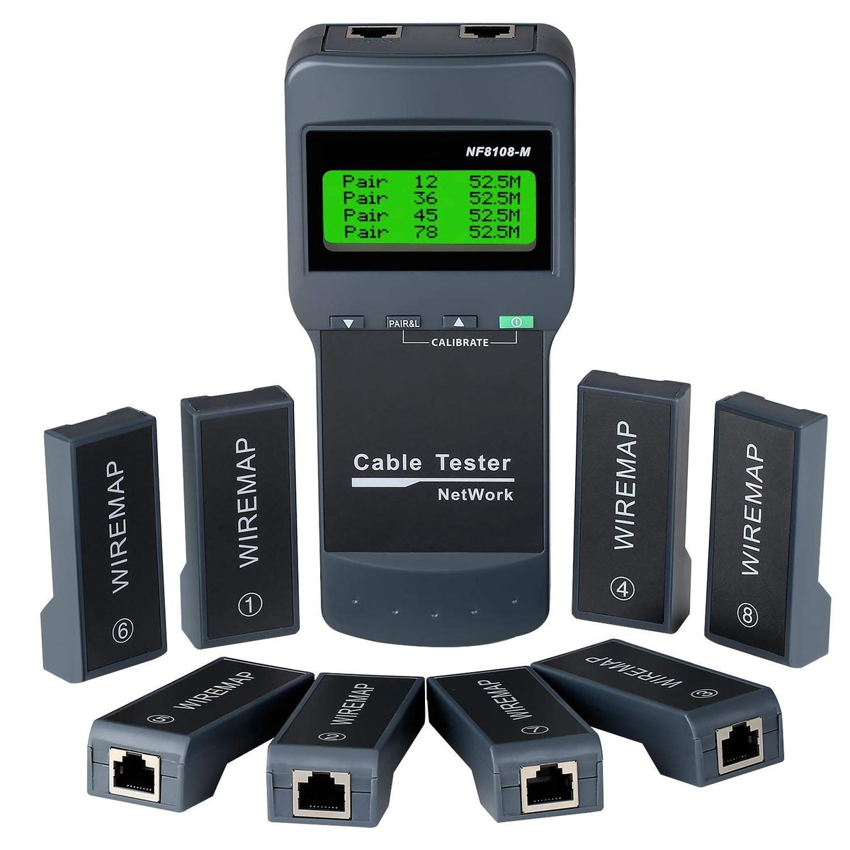 Network Cable Tester with 8 Remote Units L7131