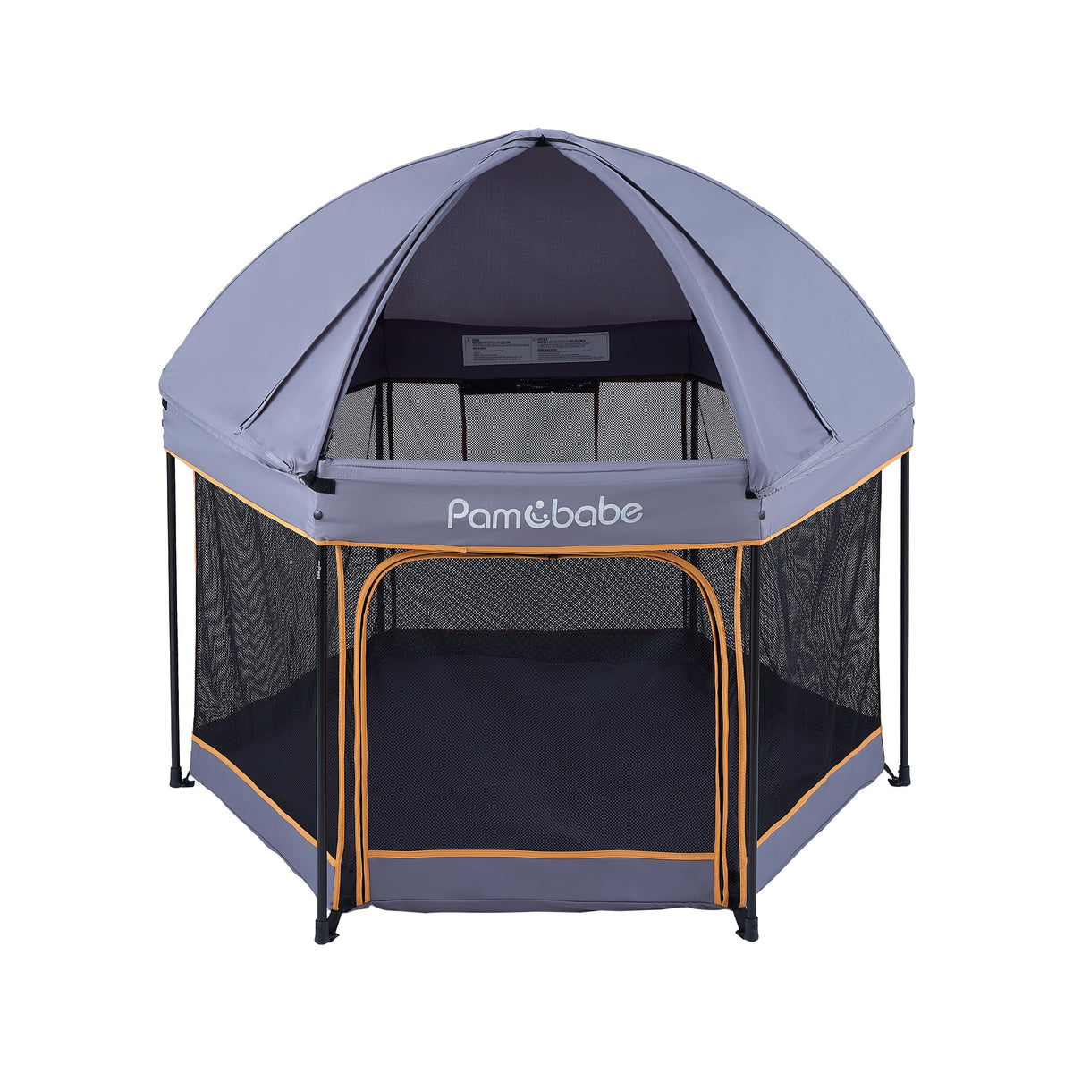 Blue Portable Lightweight Baby Playpen with Canopy and Travel Bag E565
