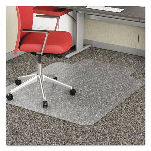 Clear Lipped Chair Mat for Low Pile Carpet, 36 x 48 P79437