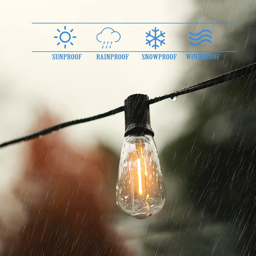 100Ft Weatherproof Dimmable LED String Lights N8632