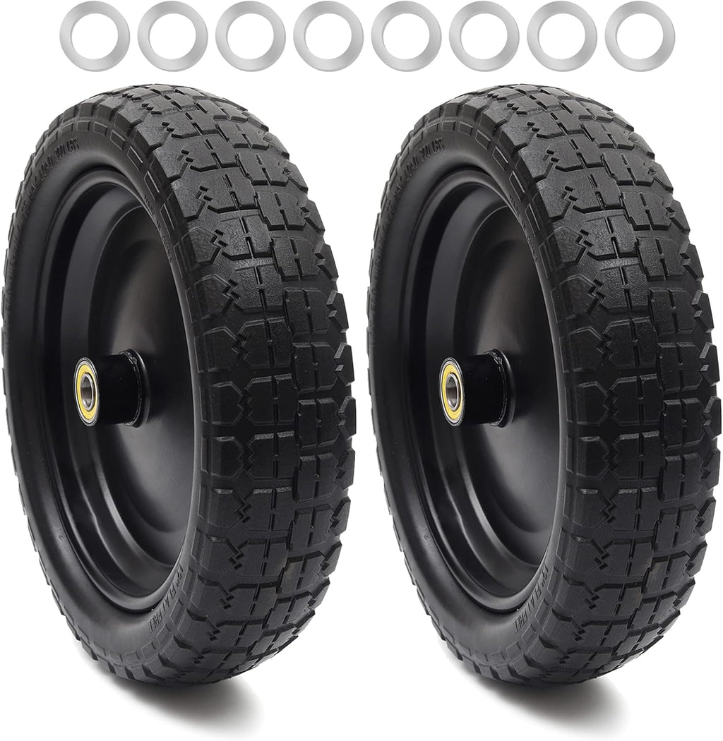 13'' Solid Polyurethane Flat-Free Tire and Wheel Assemblies E802757
