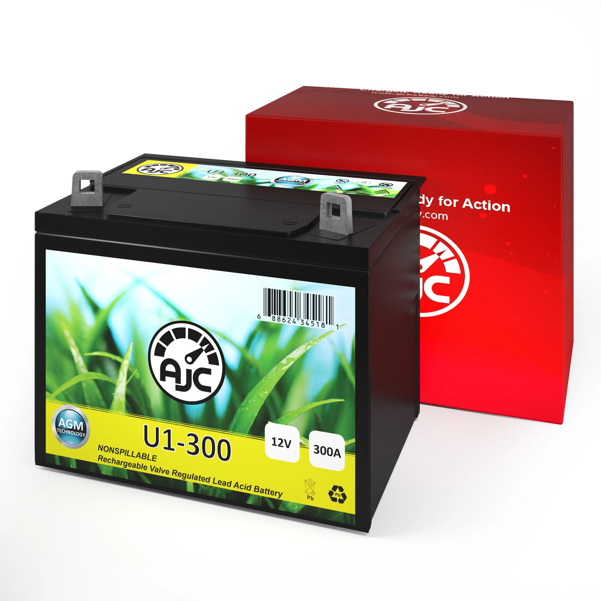 Lawn Mower and Tractor Battery Q633420