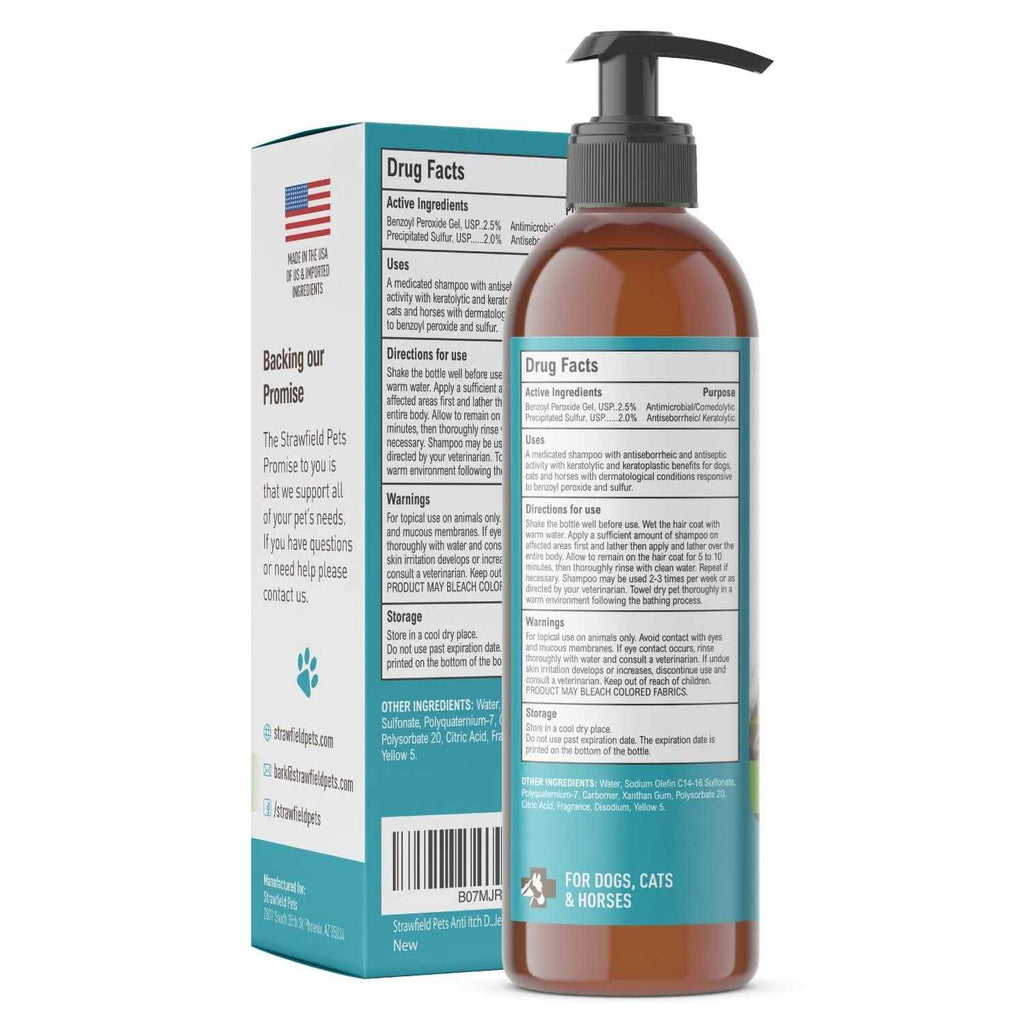 Benzoyl Peroxide Shampoo for Dogs & Cats K4214