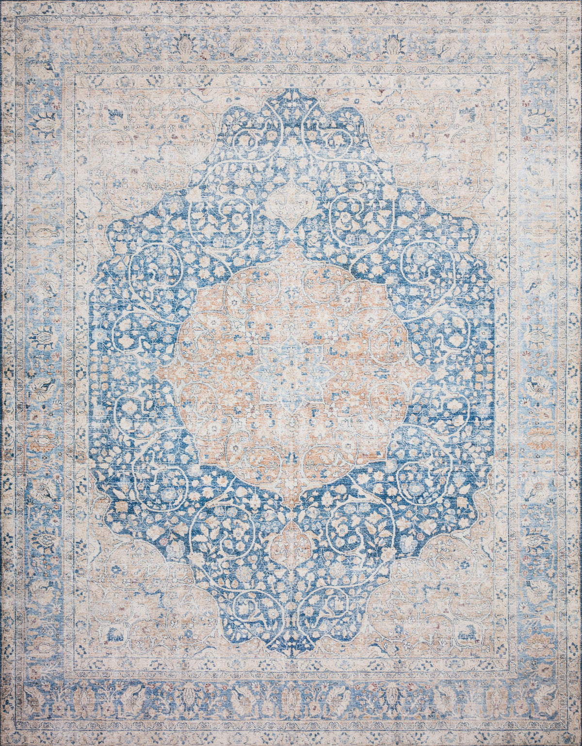 Blue Tangerine Rug 2'3 x 3'9 C672299