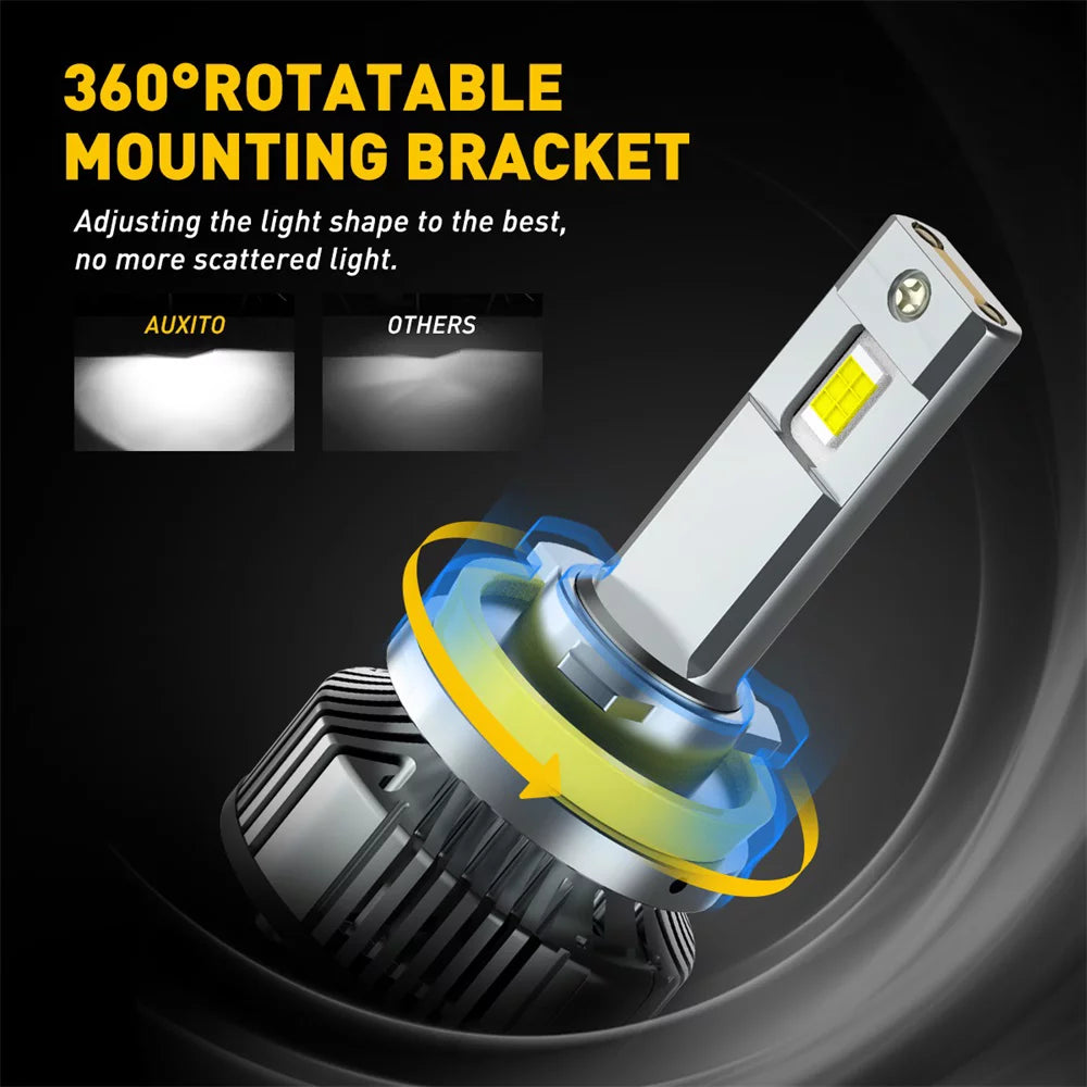 H11 LED Headlight Bulb 6500K Cool White Pack of 2 O768