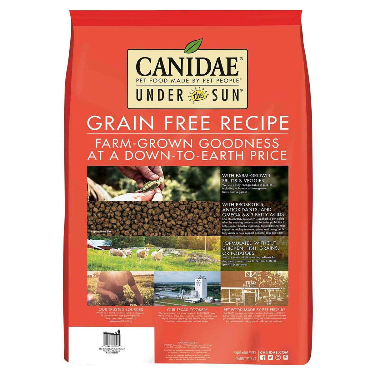 Grain Free Lamb Dry Dog Food T8639