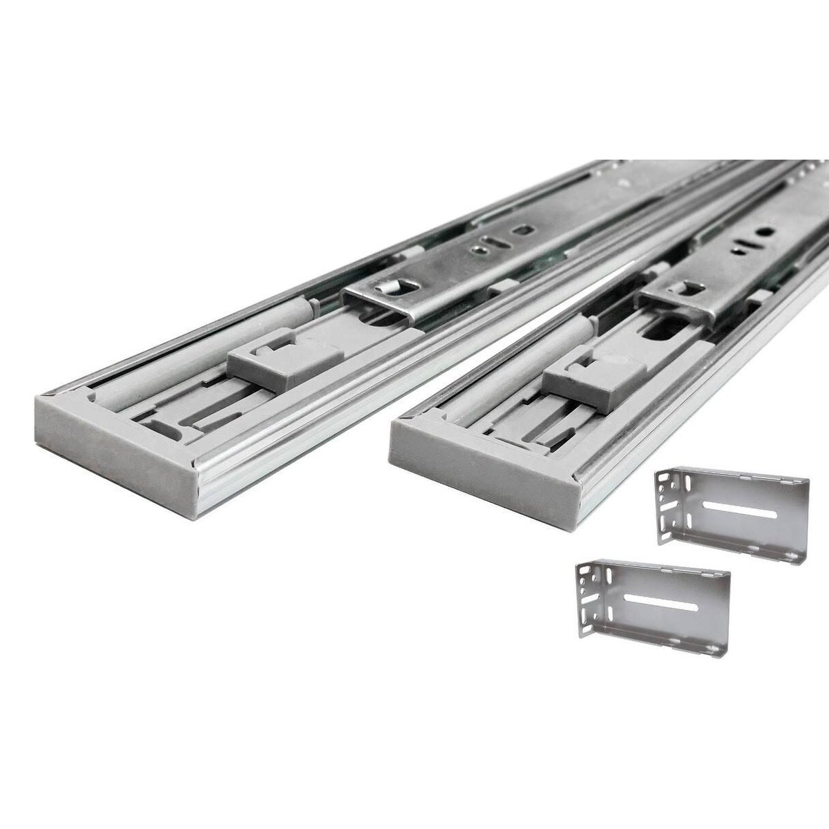 22-inch Full Extension Drawer Slides with Rear Mounting Brackets, Pack of 5 Pair H956