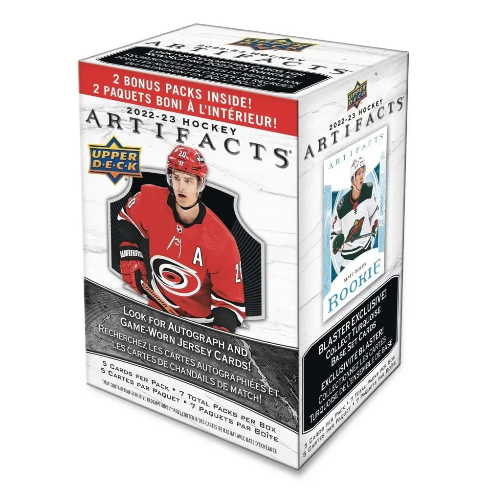 2022-23 Upper Deck Artifacts NHL Hockey Blaster Box Trading Cards Z6768