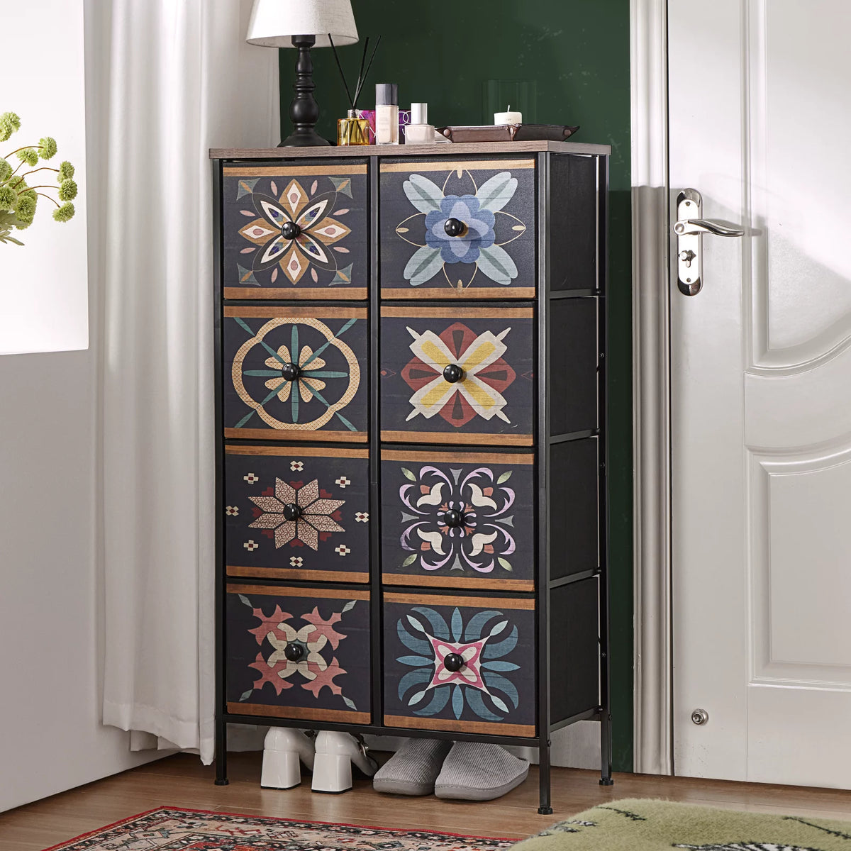 Colorful 8 Drawer Dresser C84115
