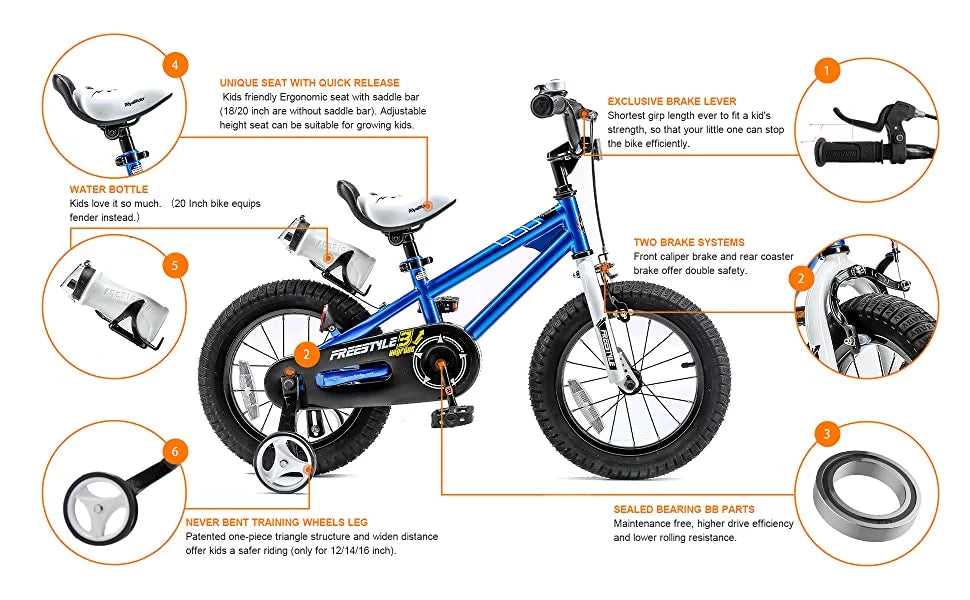 Kids Bike 12 14 16 18 20 Inch Bicycle B78832