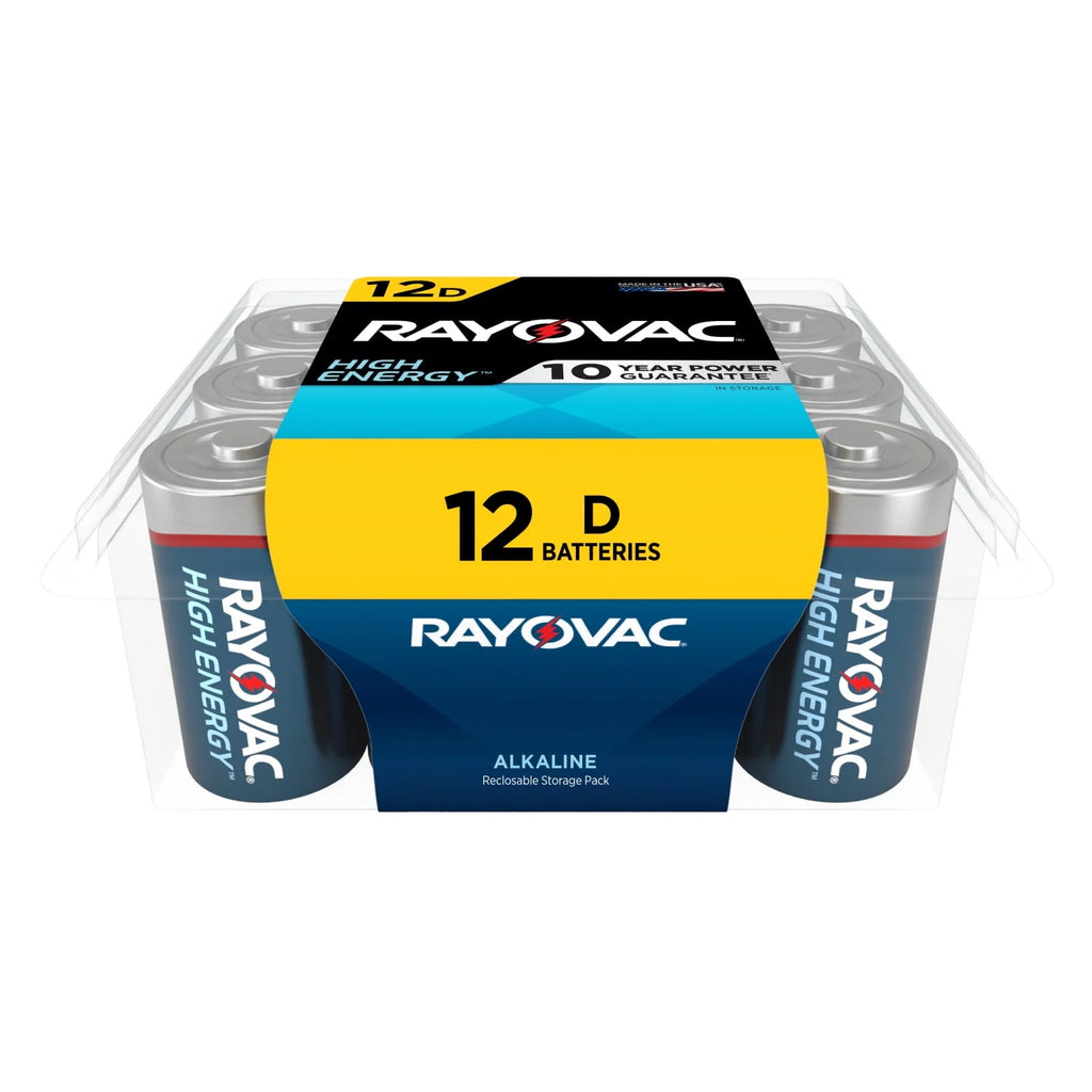 Alkaline D Batteries 12 Pack A2073