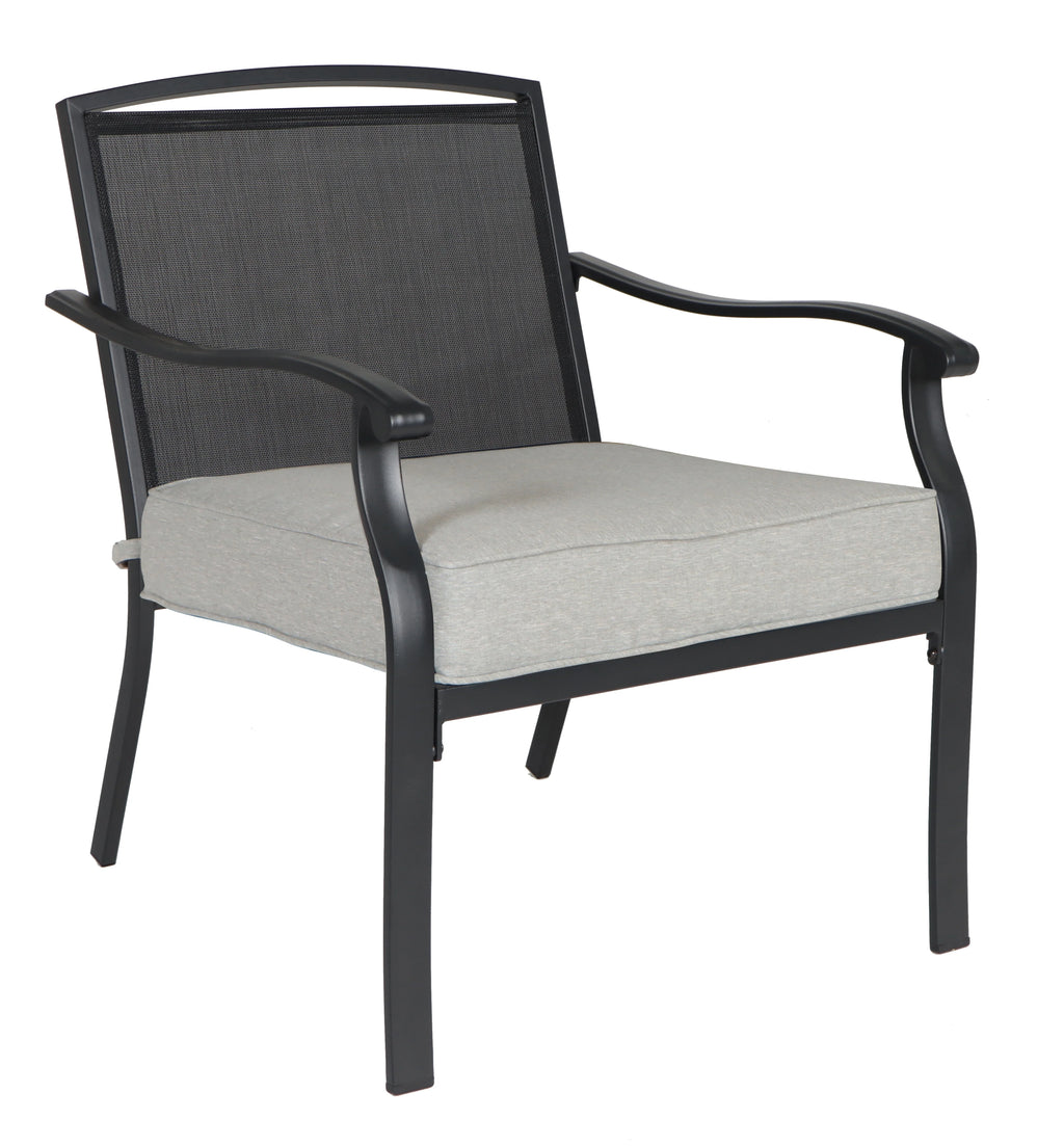 Gray 4 Piece Outdoor Patio Conversation Set V905095