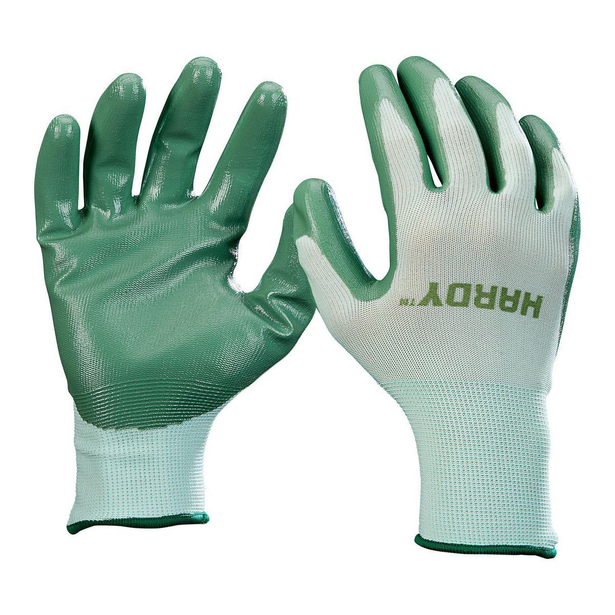 Nitrile-Dipped Gardening Gloves, 3-Pair, Small/Medium Y90862