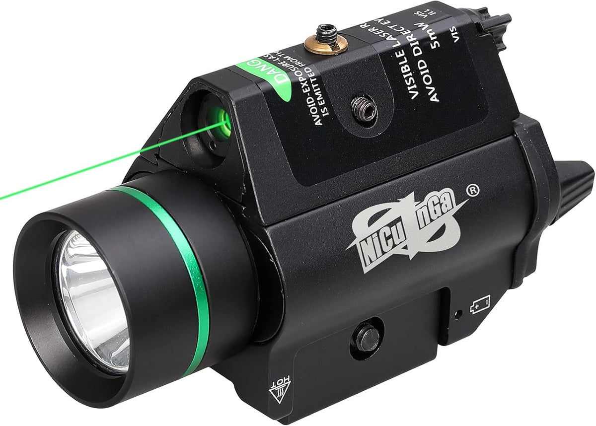 800 Lumen Tactical Weapon Mount Light with Green/Red Beam and White LED Combo Flashlight P97579