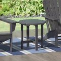 18 Inch Round Plastic Outdoor Patio Side Table T612