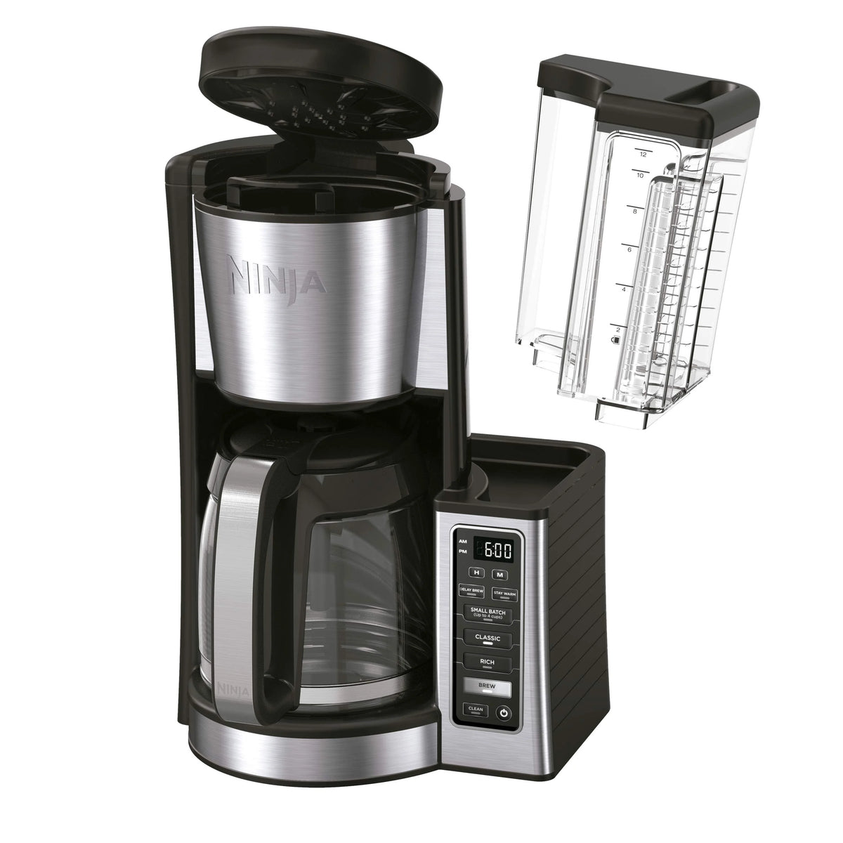 12-Cup Programmable Coffee Maker with Glass Carafe F1926