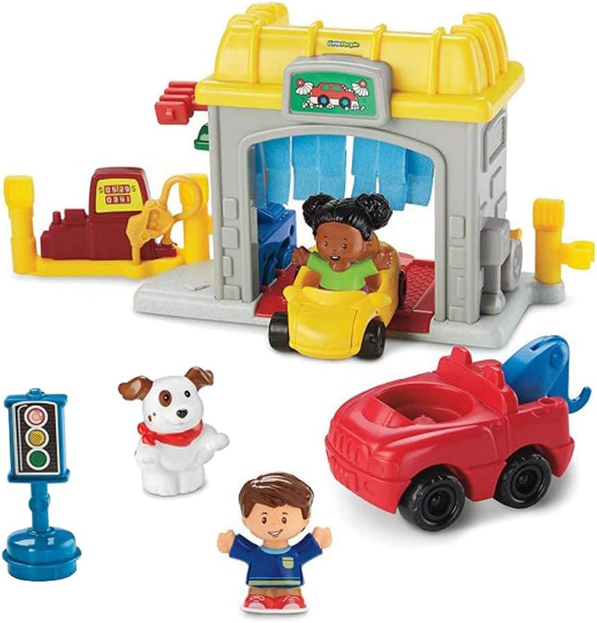 Toy Garage with Figures and Car S251301