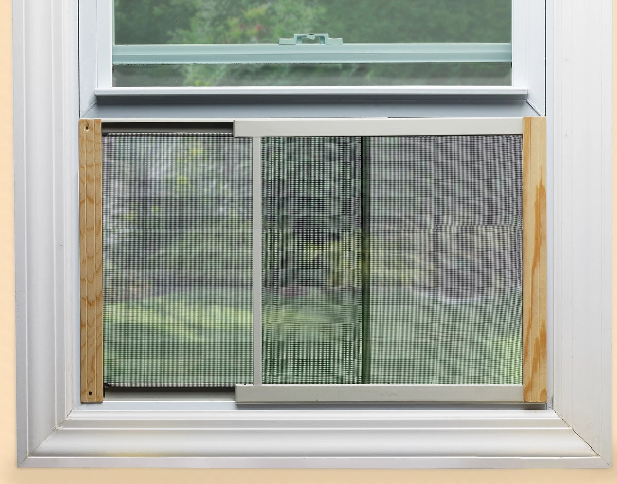 Adjustable Window Screen with Wood Frame U10648