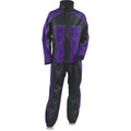 Purple Black Water Proof Rain Suit K82850
