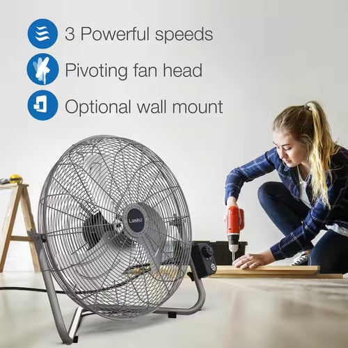 20 in. 3 Speed Metallic Floor Fan P5960