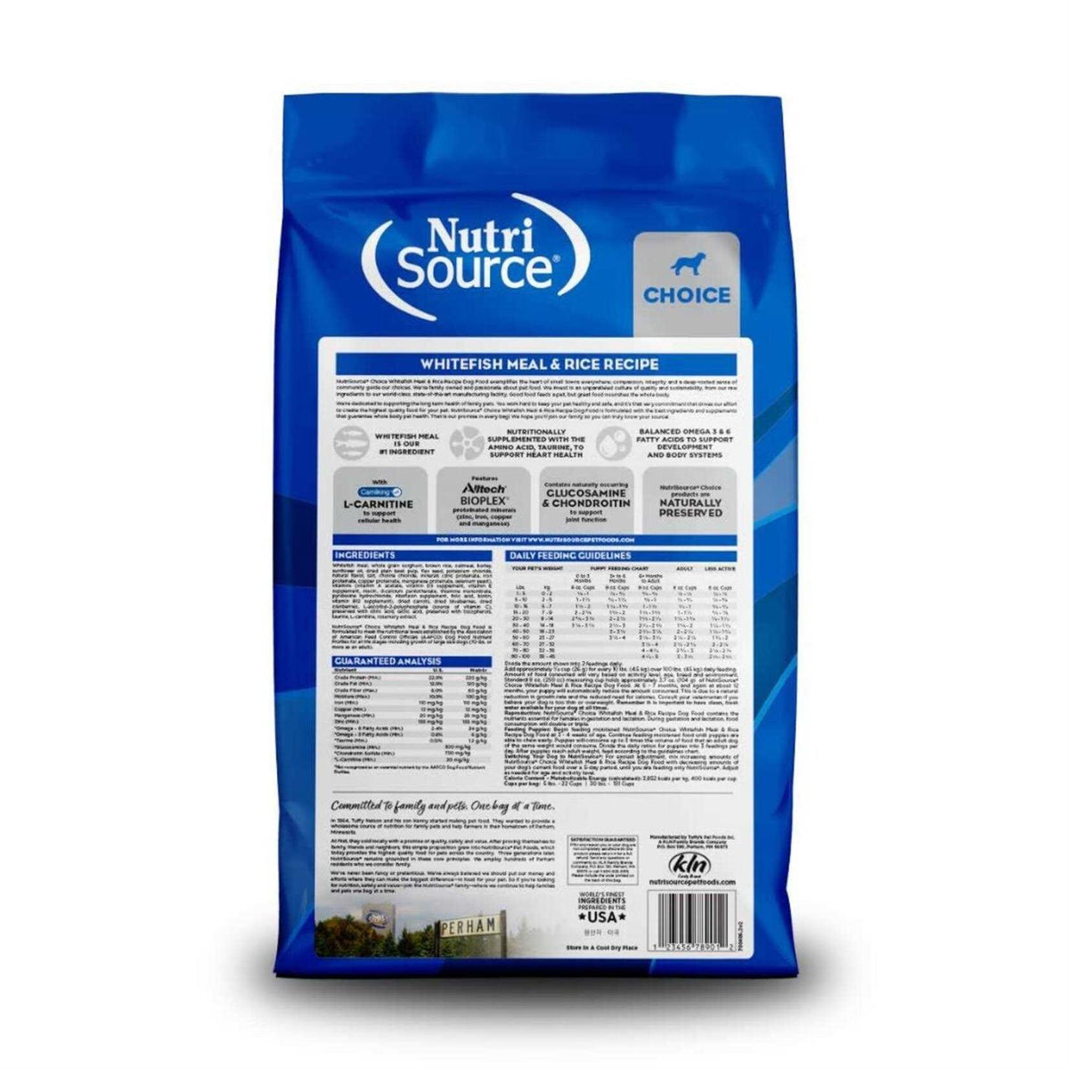 Whitefish Meal Rice Recipe Dry Dog Food I49708
