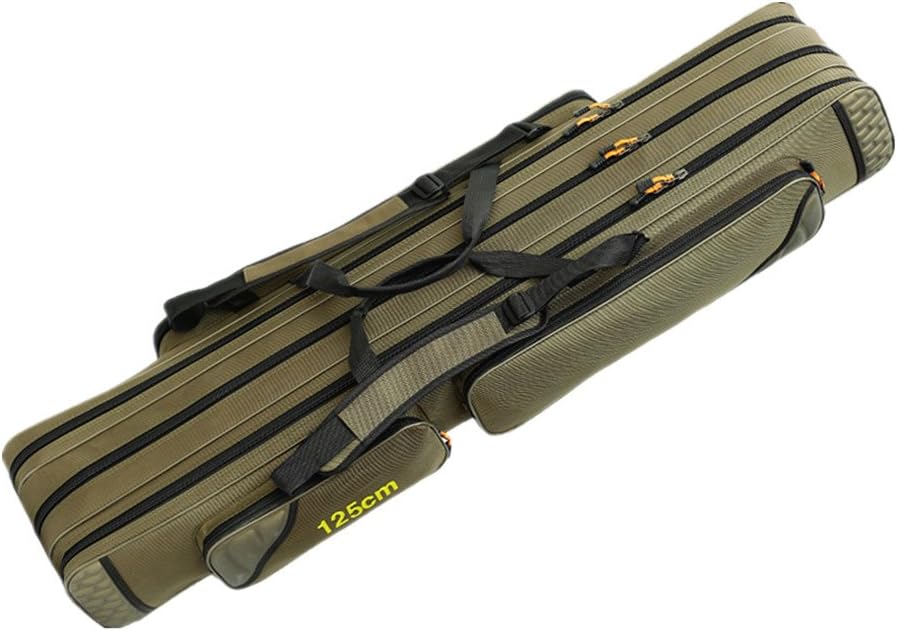 3 Layers Portable Folding Fishing Rod Carrier Case Z2063