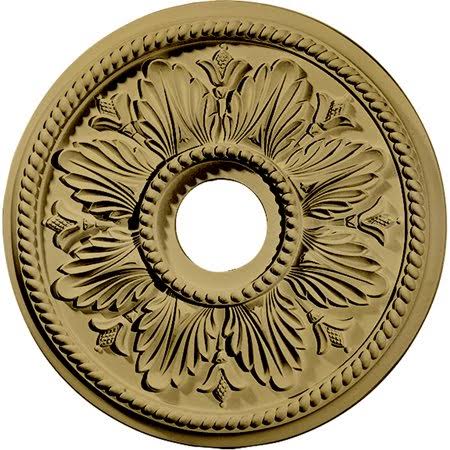 Edinburgh Ceiling Medallion Hand-Painted Clear Yellow O51699