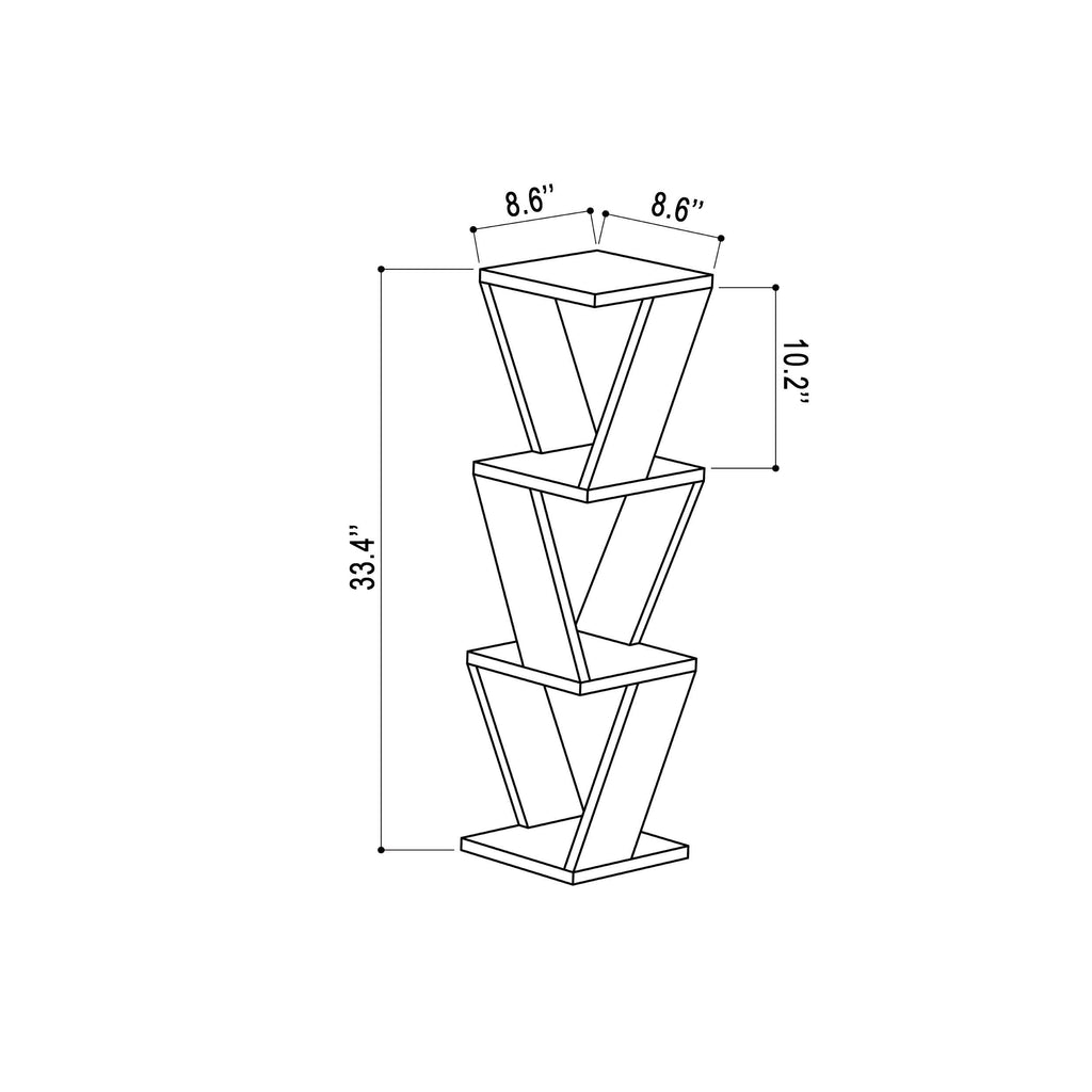 White Corner Wall Shelf G277153