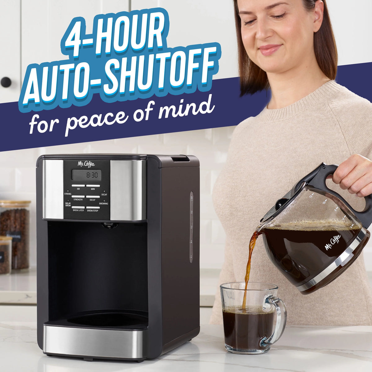 12 Cup Coffee Maker with Decaf Function R3791
