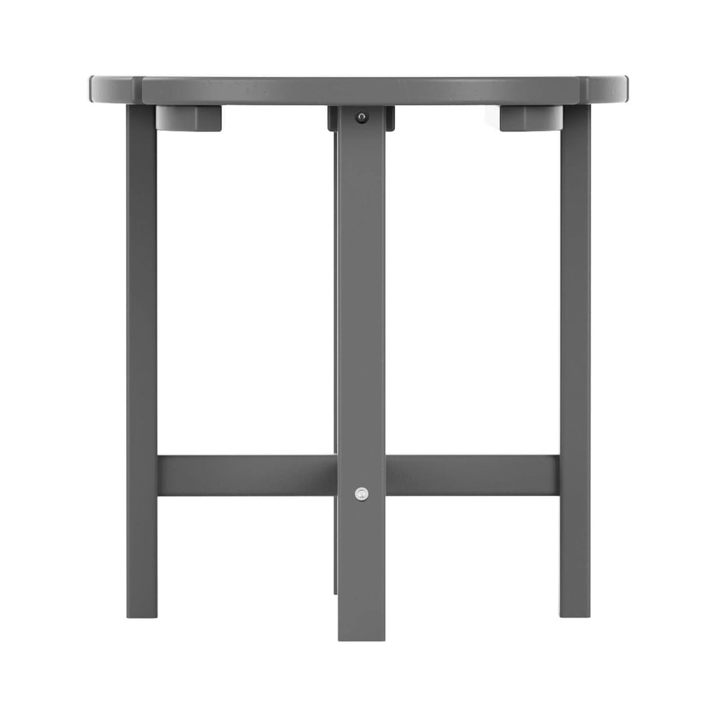 18 Inch Round Plastic Outdoor Patio Side Table T612