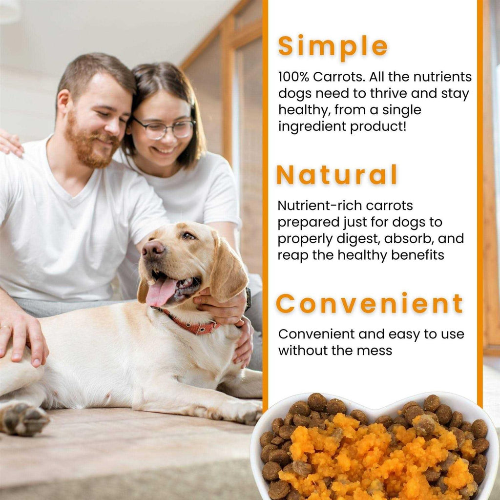 Carrots for Dogs Fiber Dog Food Toppers P9125