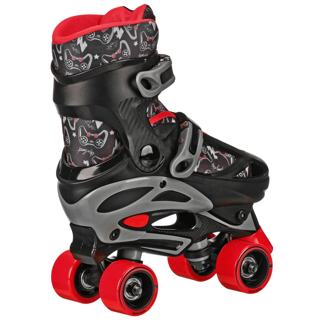 Boys 2-in-1 Roller/Inline Skates Black/Green K43490
