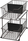2 Tier Cabinet Wire Basket Drawer Organizer D634