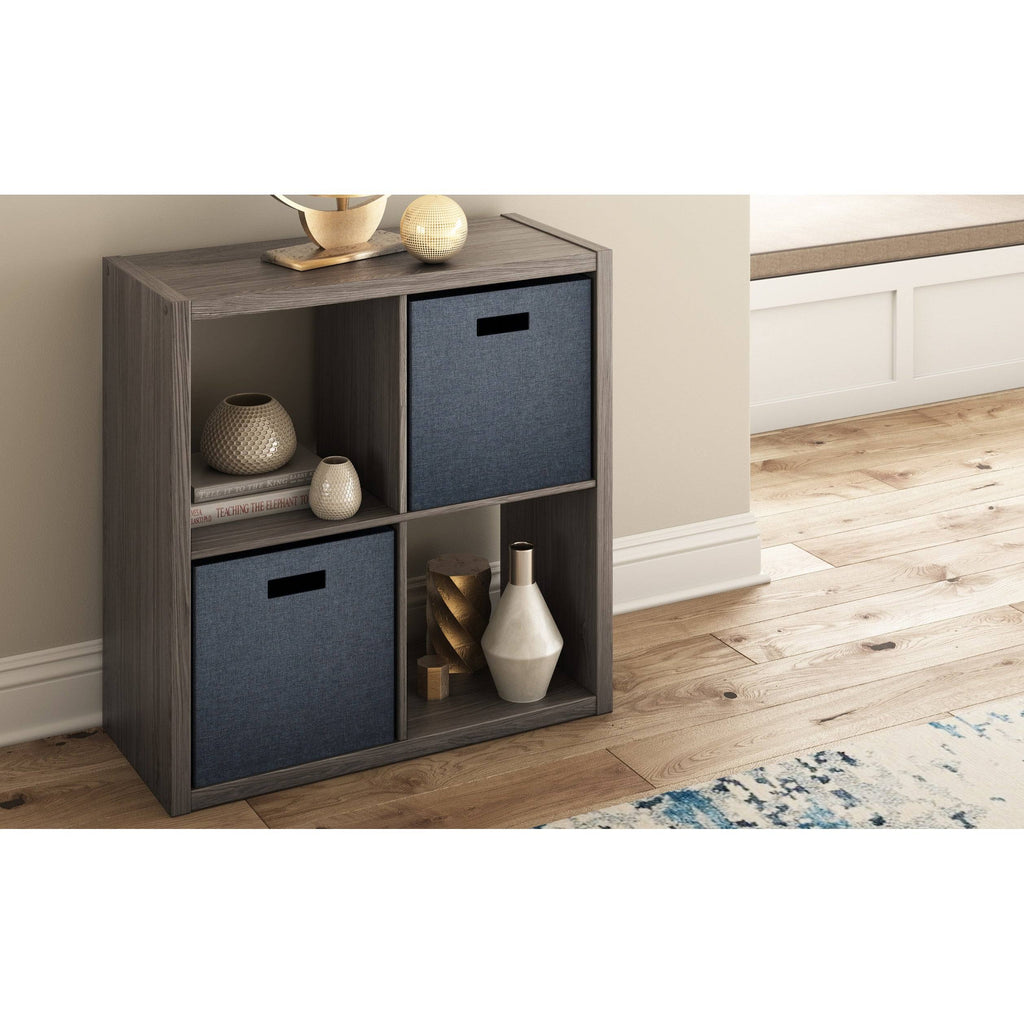 Bleached Brown Cube Bookcase M147