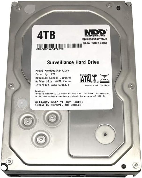 4TB 7200RPM SATA 3.5 Internal Surveillance Hard Drive E412
