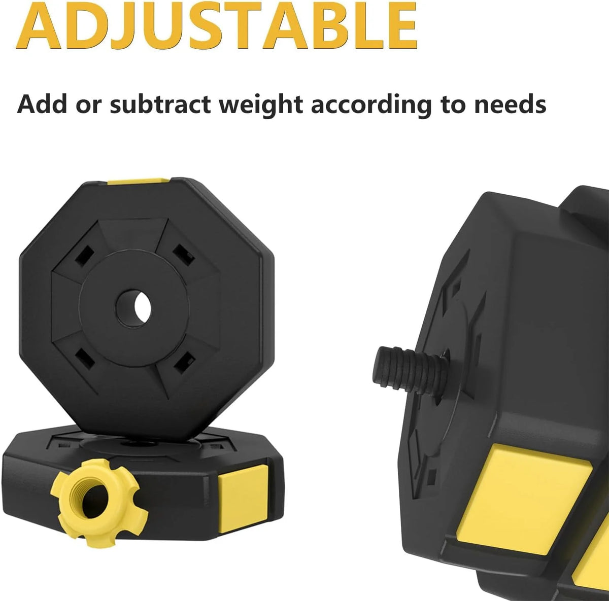 Adjustable Dumbbells Set 55LB 3 in 1 L5125