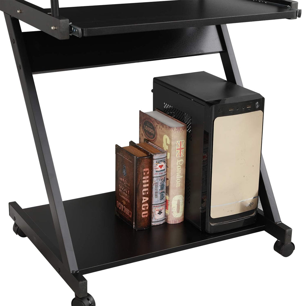 Mobile Laptop Cart with Keyboard Tray Q49972