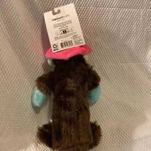 Plush Dog Toy with Replaceable Bottle R2739