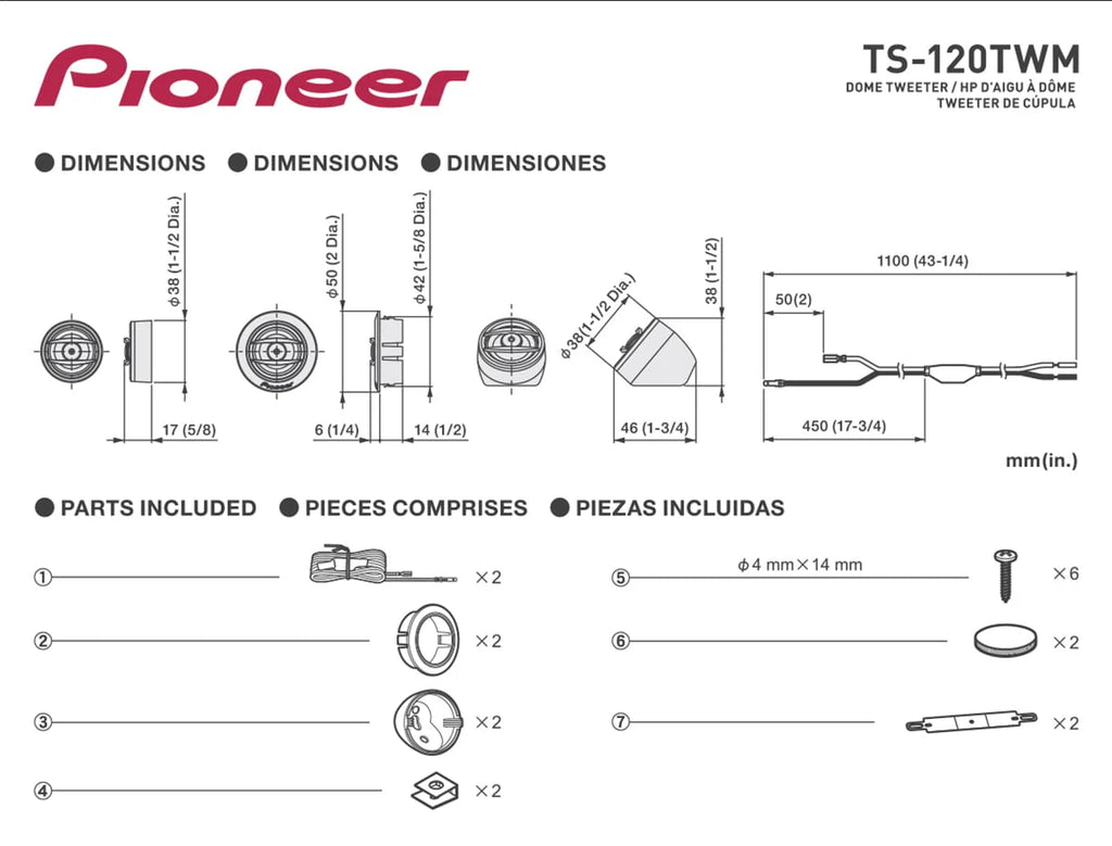 Polyimide Dome Tweeters Q48440